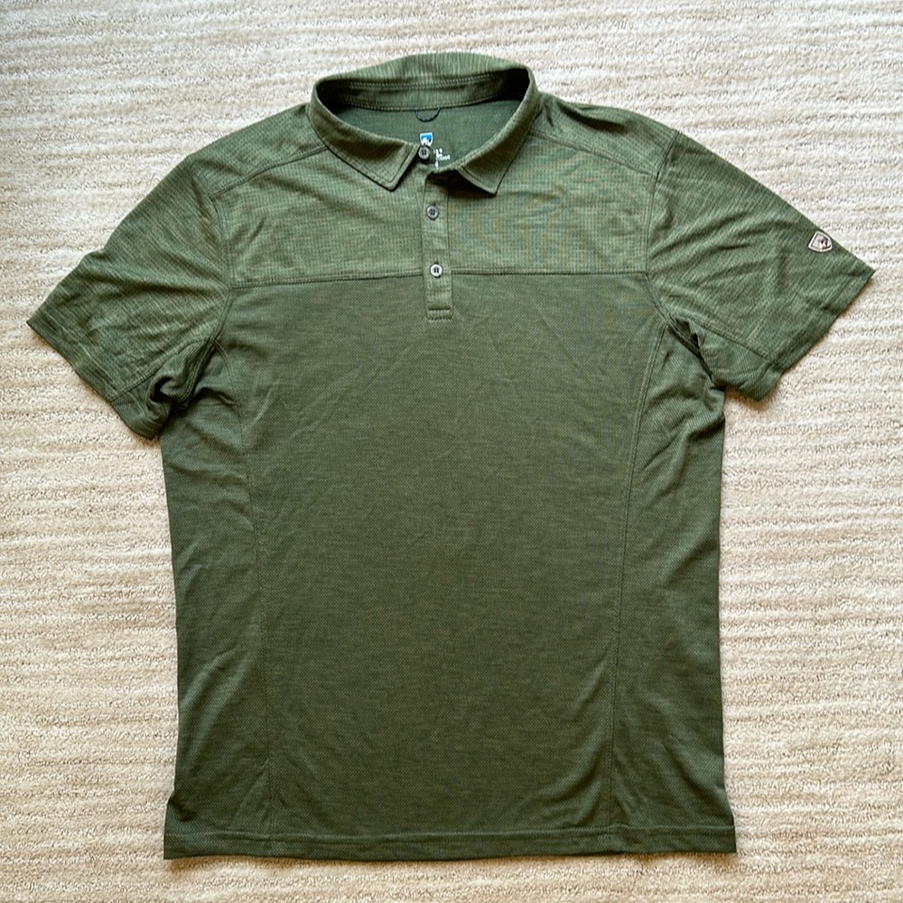 Kuhl Green Men's Polo Shirt